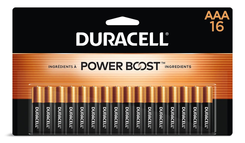 Duracell Coppertop AAA Batteries, Alkaline,16-pk F0