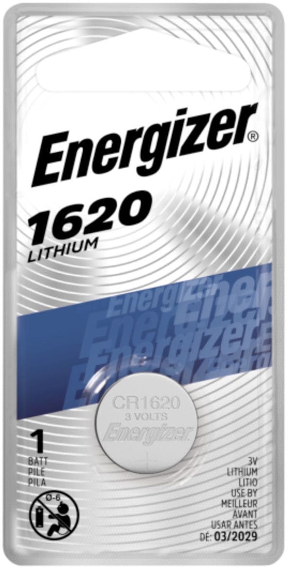 Energizer 1-pk CR1620 3V / 3 Volt Lithium Coin Cell Battery N0