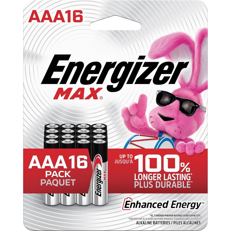 Energizer MAX AAA Alkaline Batteries, Long Lasting, All Purpose, 16-pk P2