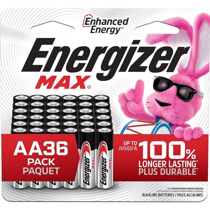 Energizer Max Alkaline AA Batteries, 36-pk I7