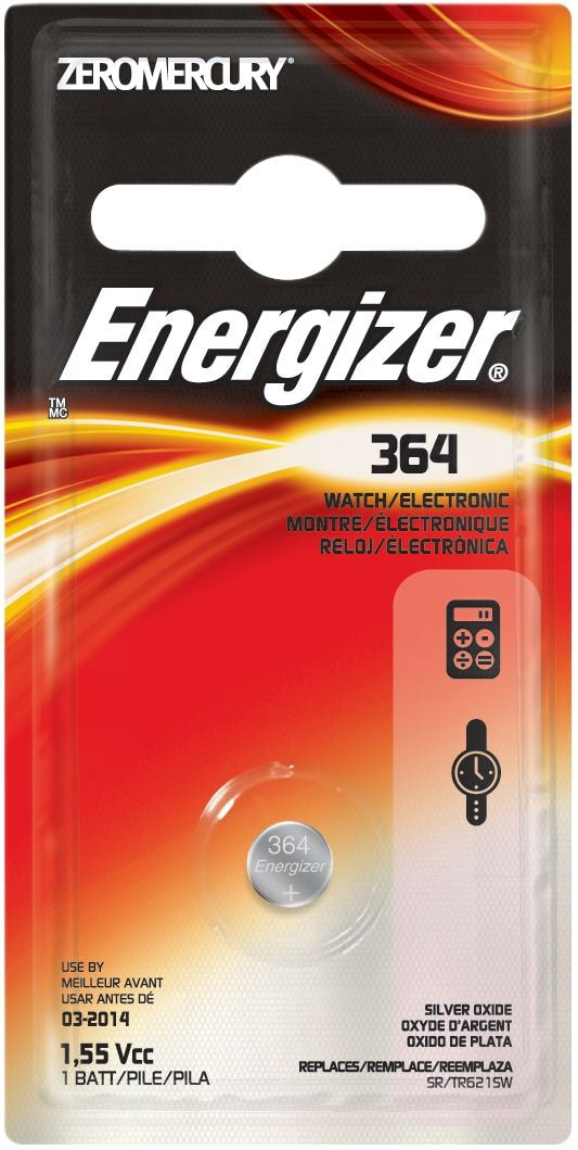 Energizer Silver Oxide 1-pk 365/363 SR621SW 1.5V / 1.5 Volt Button Cell Watch Battery Y3