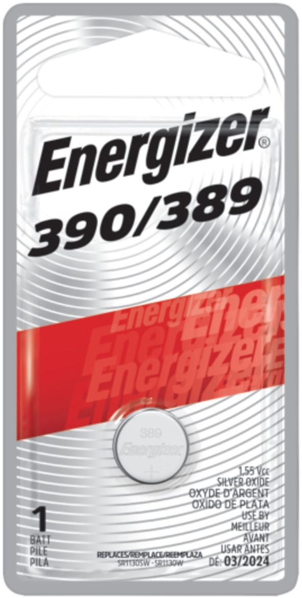 Energizer Silver Oxide 1-pk 390/389 LR1130 AG10 1.5V / 1.5 Volt Button Cell Battery H1