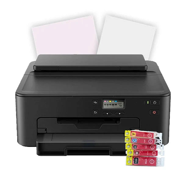 Canon TS702 Edible Inkjet Printer Bundle with Wafer Paper & Edible Ink Cartridges K2