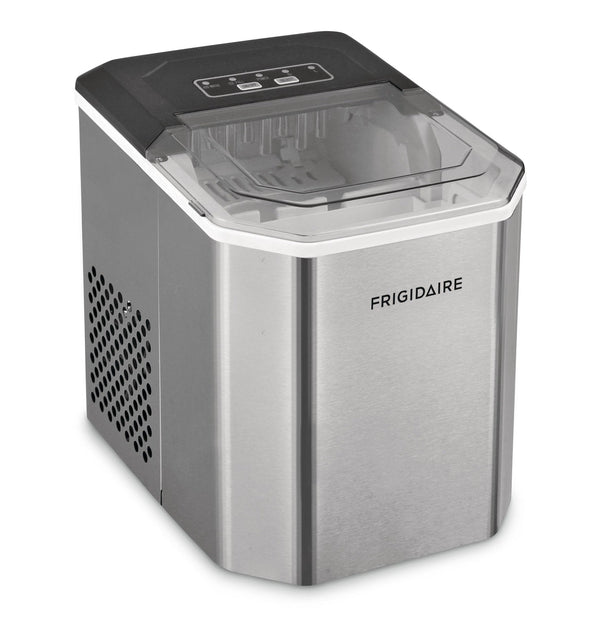 Frigidaire Stainless Steel Countertop Ice Maker with LED Display, 2.3-qt, Silver X8
