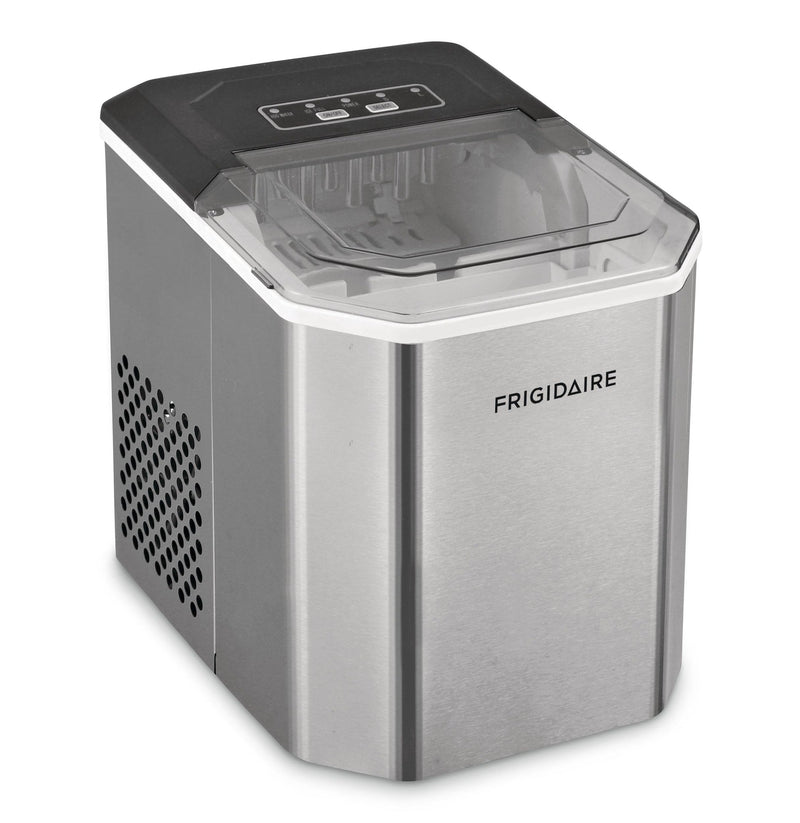 Frigidaire Stainless Steel Countertop Ice Maker with LED Display, 2.3-qt, Silver X8