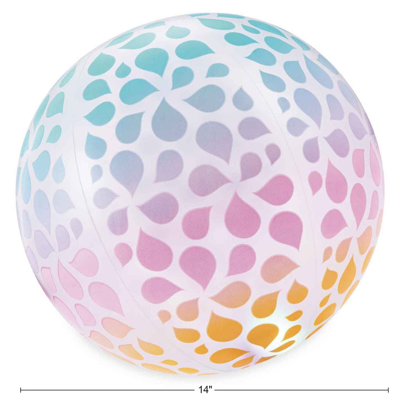 Funsicle Fun Glow Beach Ball, LED Lights, Ages 9+ Z1