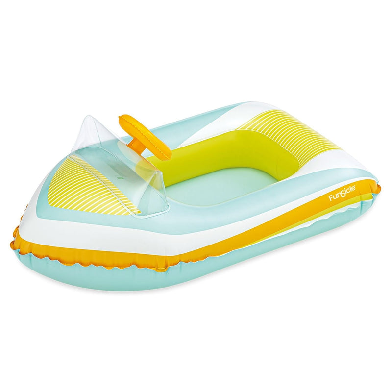 Funsicle Speed Baby Boat Pool Float, Inflatable, Ages 1+ Q4