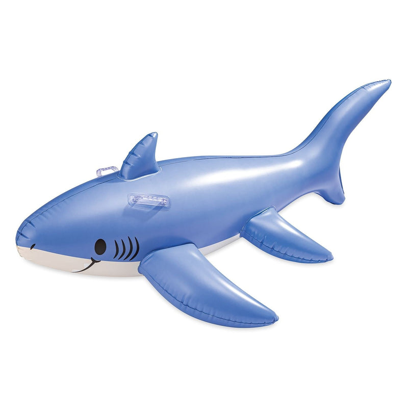 Funsicle Super Shark Ride-On Pool Float, Ages 3+ I8