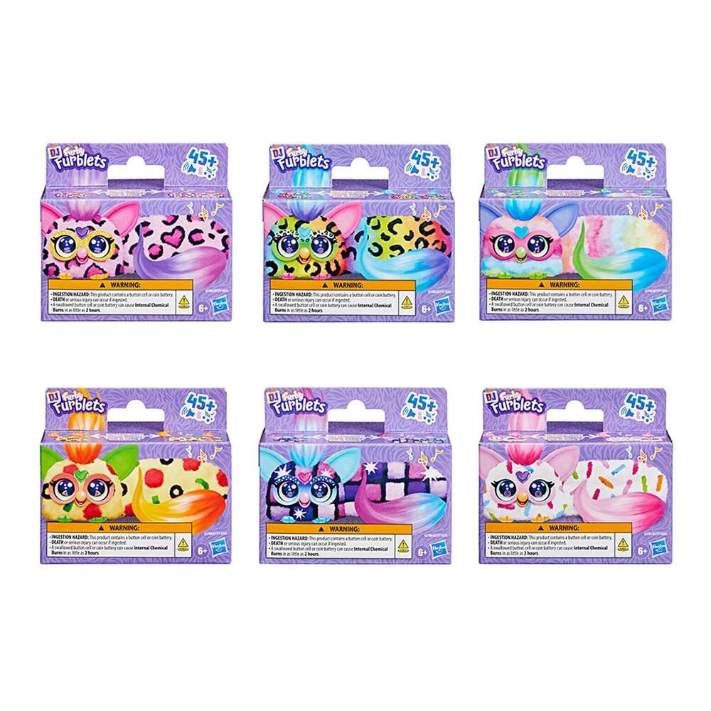 Furby DJ Furblets Interactive Plush Toy, Various Styles