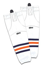 Gamewear 8500 Pro Team Performance Hockey Socks, Edmonton Oilers Away Colours, Assorted Sizes