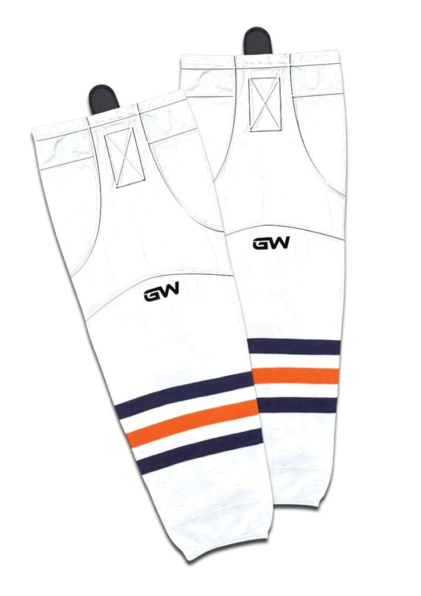 Gamewear 8500 Pro Team Performance Hockey Socks, Edmonton Oilers Away Colours, Assorted Sizes S2