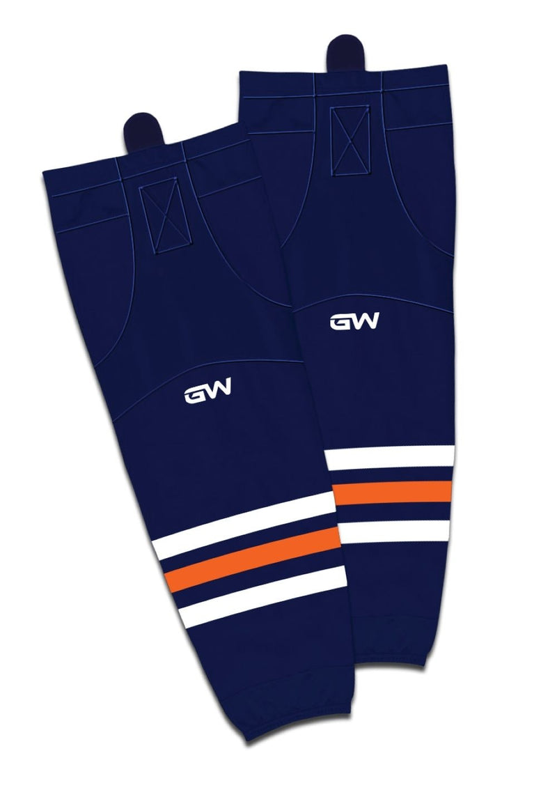 Gamewear 8500 Pro Team Performance Hockey Socks, Edmonton Oilers Home Colours, Assorted Sizes S2