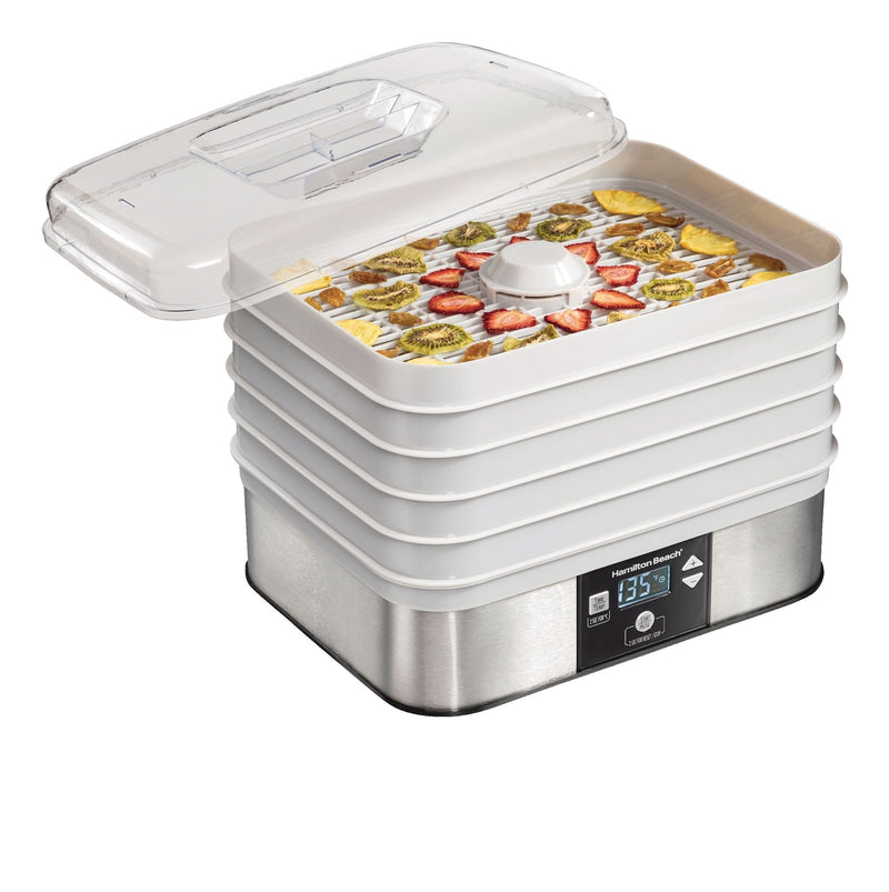 Hamilton Beach Digital Food Dehydrator with Adjustable Thermostat, Grey C3
