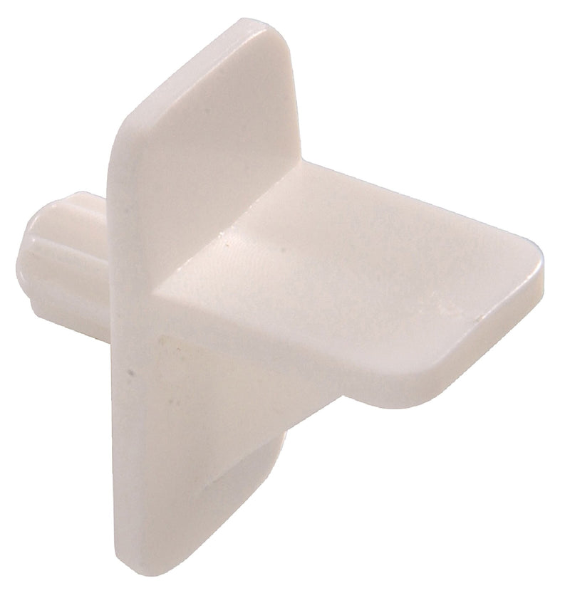 Hillman Plastic Square Shelf Pin, Easy to InstAll, 1/4-in, White Z8