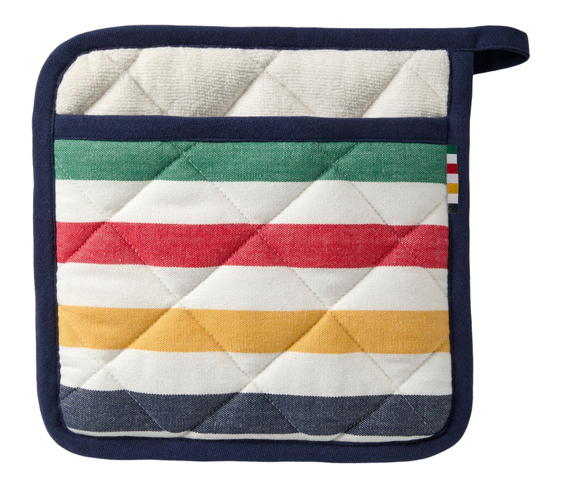 Hudson's Bay Stripes Signature Pot Holder, Multi-Coloured M6