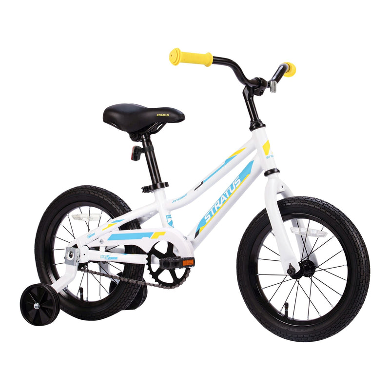 Kids' Stratus Jitterbug Bicycle, 14-in, White Q6