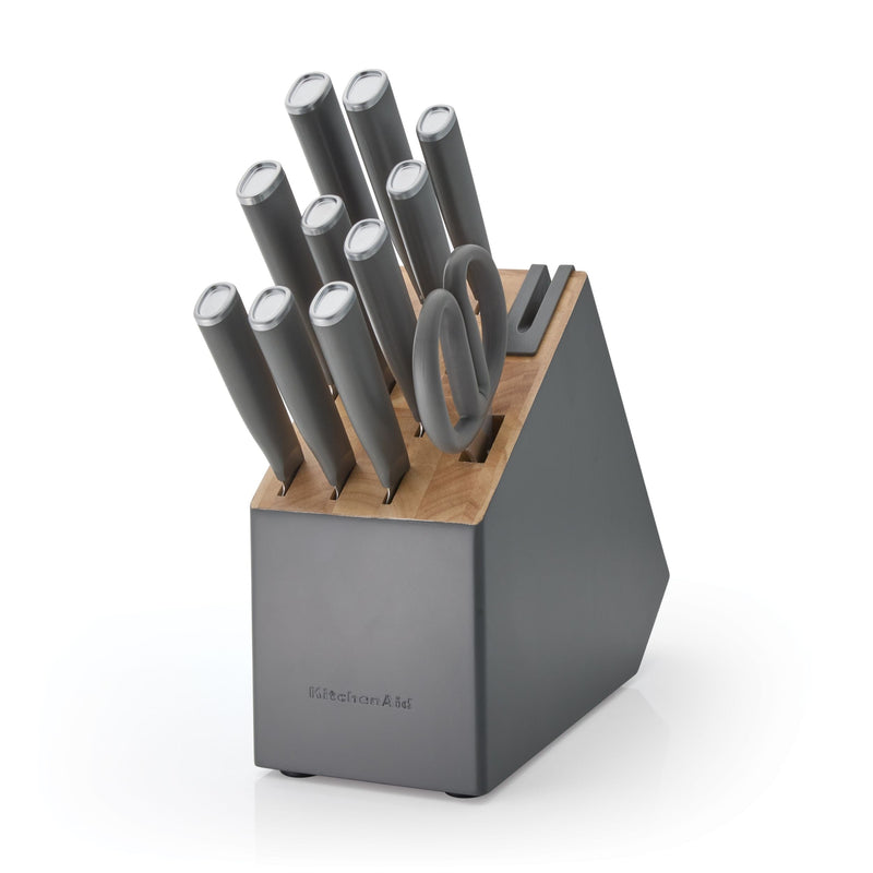KITCHENAID 12PC CHARCOAL GRAY SELF-SHARPENING SET H9