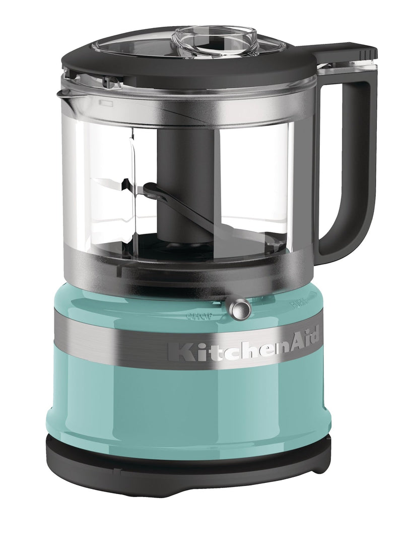 KitchenAid Compact 3.5 Cup Food Chopper/Mini Food Processor with Dishwasher Safe Parts, Aqua Sky M5