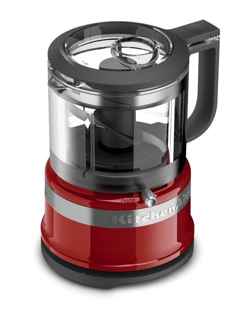 KitchenAid Compact 3.5 Cup Food Chopper/Mini Food Processor with Dishwasher Safe Parts, Empire Red A2