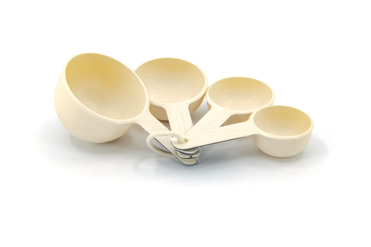KitchenAid Plastic Measuring Cups, Almond Cream