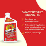 Krud Kutter Gloss-Off Pre-Paint Surface Preparation, Cleaner & Deglosser Without Sanding, 946-mL