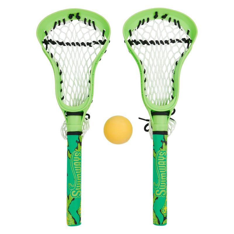 Lacrosse Stick Set, Multi-Coloured, 2-pk, Ages 5+, for Beach/Pool Fun Activities H3