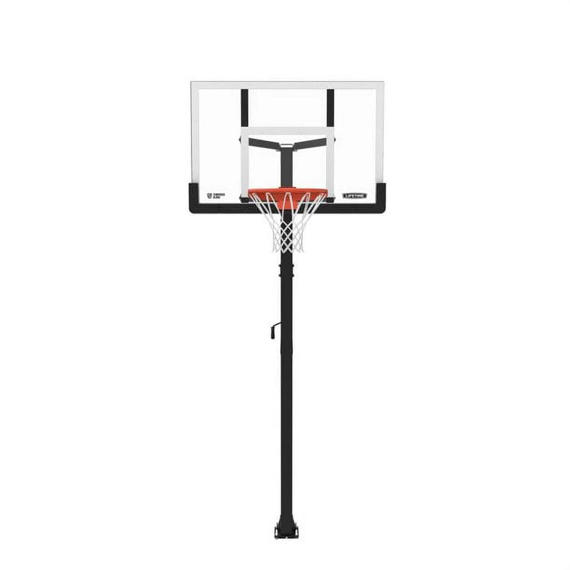 Lifetime In-Ground Crank Adjust Bolt Down Outdoor Basketball Hoop, 50-in G7