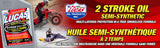 Lucas Oil 2-Stroke Semi-Synthetic Land & Sea Oil, 946-mL