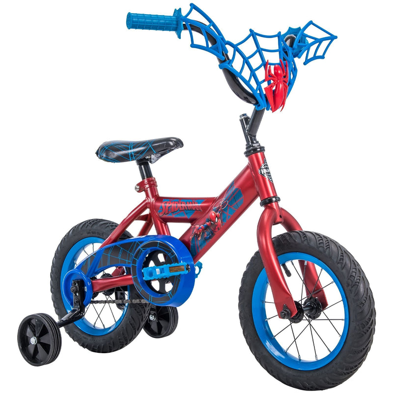 Marvel Spider-Man Kids' Bike 12-in Wheel, Red/Blue M8