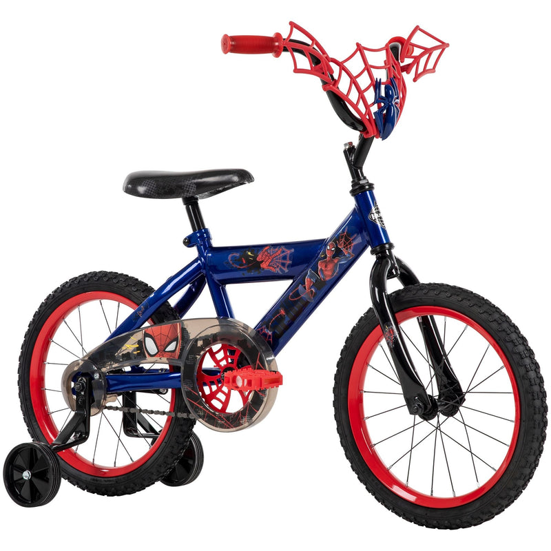 Marvel Spider-Man Kids' Bike, 16-in Wheel, Red/Blue E8
