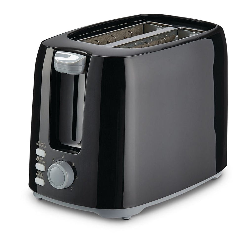MASTER Chef Wide Slots Toaster with 7 Settings, Black, 2-Slices J2