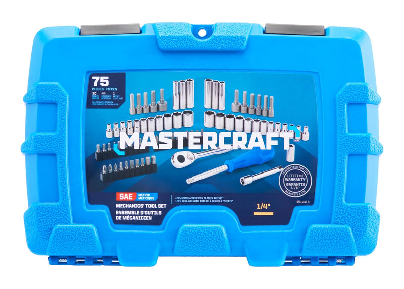 Mastercraft 75 Piece 3/8" Drive Socket Set P2