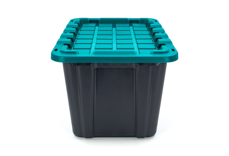 Mastercraft Heavy-Duty Storage Tote, 102-L, Teal V9