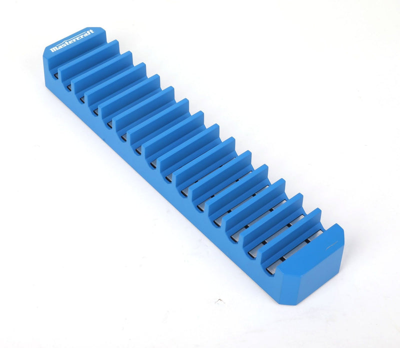 Mastercraft Magnetic Screwdriver Holder for 15 Screwdrivers, 11x2x1.4-in O6