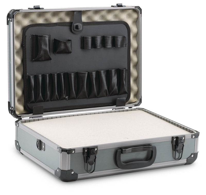 Mastercraft Portable Aluminum Case with Adjustable Strap, Lockable, 18-in F0