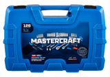 Mastercraft Socket Set, 128-pc, SAE / Metric, CRV, Nickel-Chrome Plating