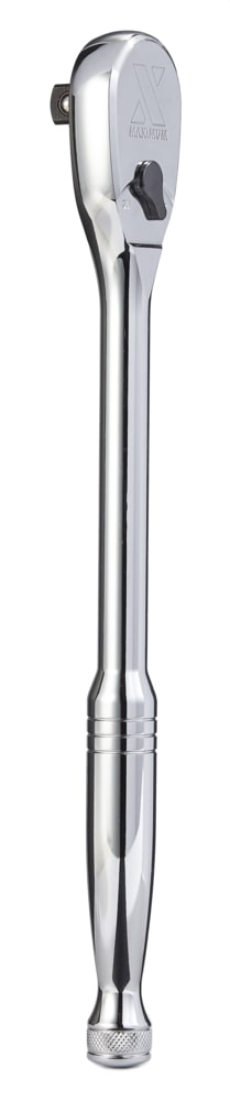 MAXIMUM 1/2-in Drive 90-Tooth Ratchet, CRV, Nickel-Chrome Plating, 13-in K8