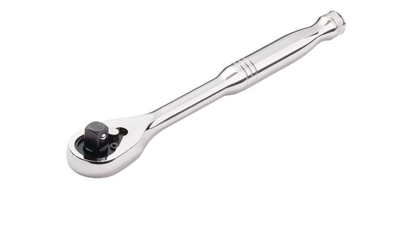 MAXIMUM 3/8-in Drive 90-Tooth Ratchet, CRV, Nickel-Chrome Plating, 8-in W8