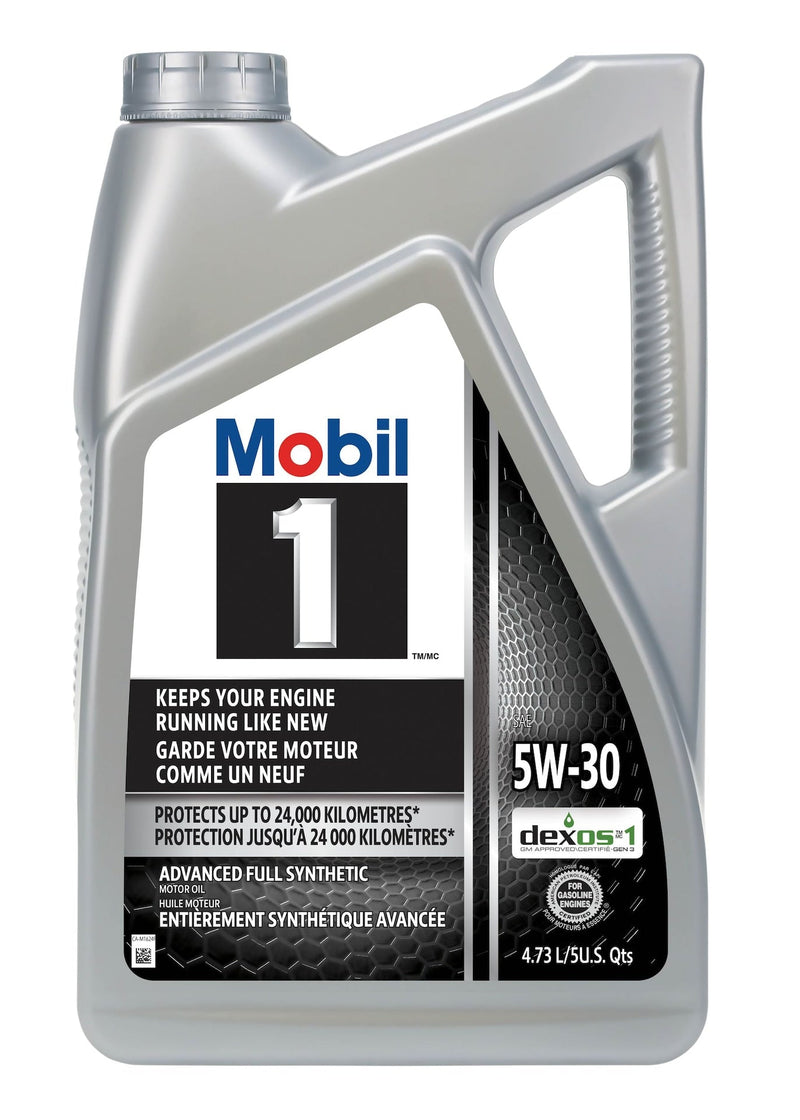Mobil 1 5W30 Synthetic Engine/Motor Oil, 4.73-L O5