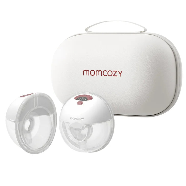 Momcozy Smart Breast Pump + Milk Storage Bags + Breast Pump Wipes A9