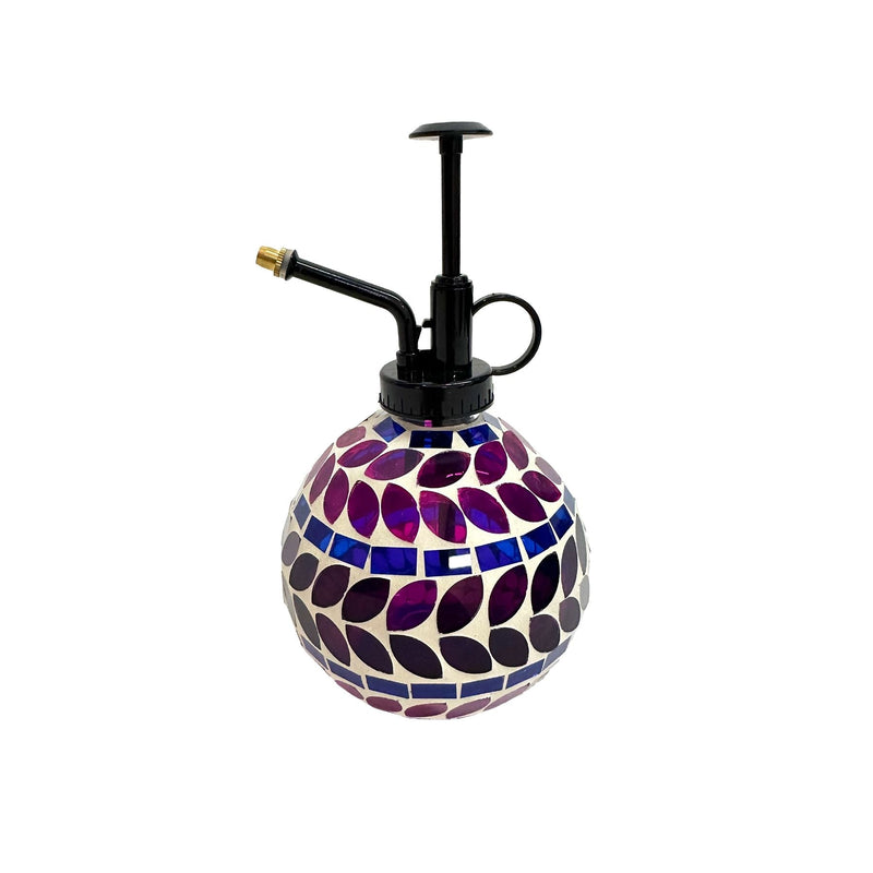 Mosaic Glass Plant Watering Mister, 10-oz Mist Spray Bottle for Indoor Plants W4
