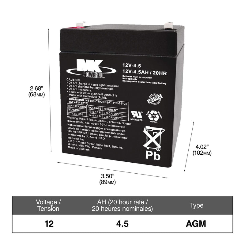 MOTOMASTER Commercial Group Size 1 6-Volt Battery B2