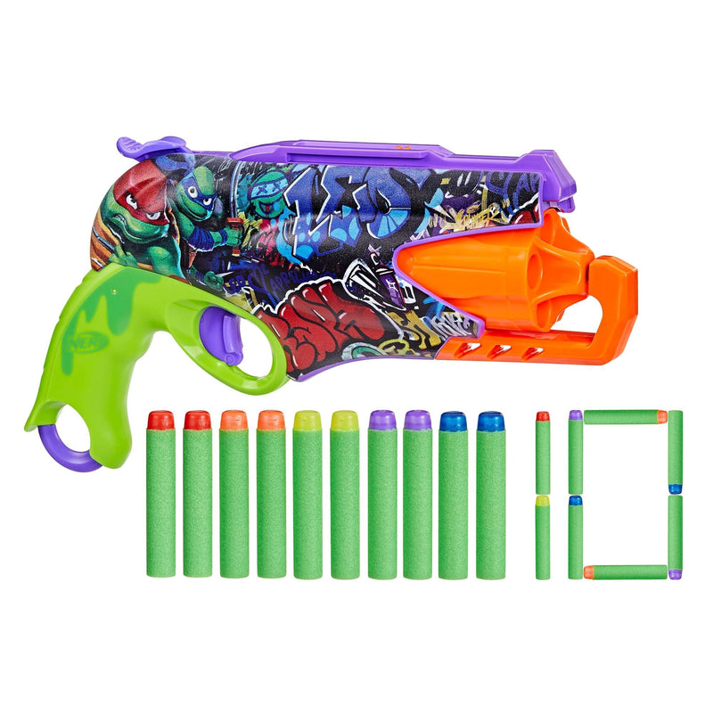 NERF Inked Teenage Mutant Ninja Turtles 5-Dart Blaster K8