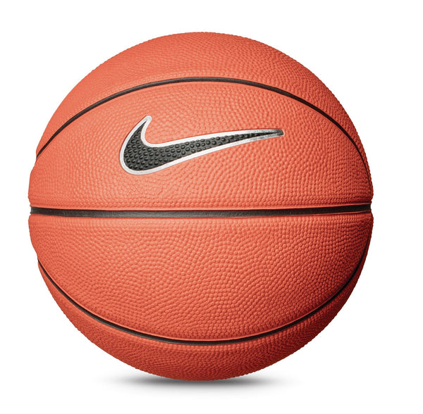 Nike Skills Mini Kids' Indoor/Outdoor Rubber Basketball, Size 3 (22.5-in), Amber/Black/White V1