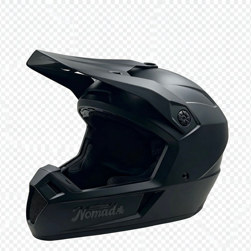 Northern Nomad Trail Blazer Dirt Bike Helmet, Matte Black, Various Sizes T1