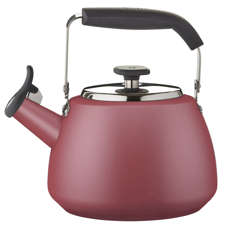 PADERNO Stainless Steel Stovetop Kettle, 1.9-L, Red D2