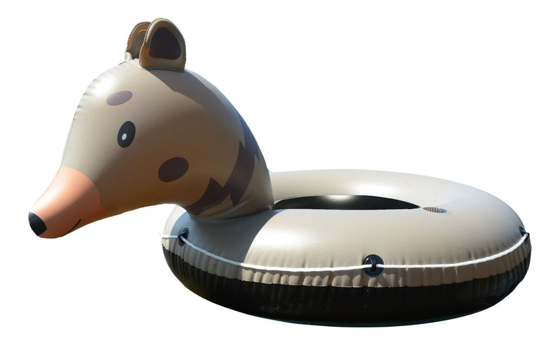 Pathfinder Inflatable Bear River/Lake Tube, 1-Person, Brown L3