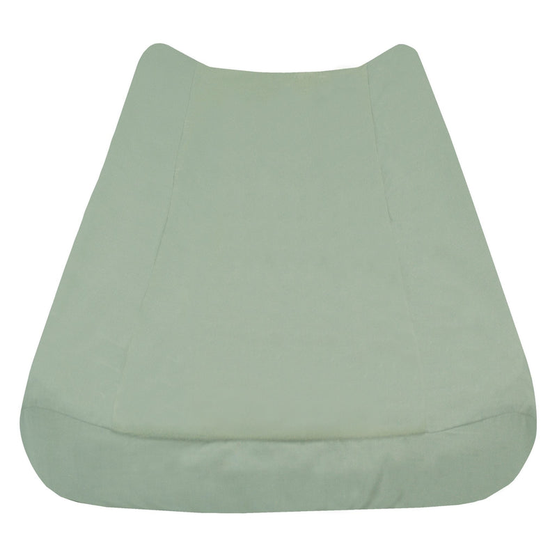 Perlimpinpin Bamboo Baby Changing Pad Cover, Moss S4