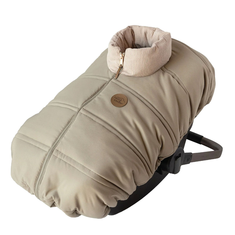 Petit Coulou Lightweight Baby Car Seat Cover, Mid Season (-5°C to 15°C), Lichen M9