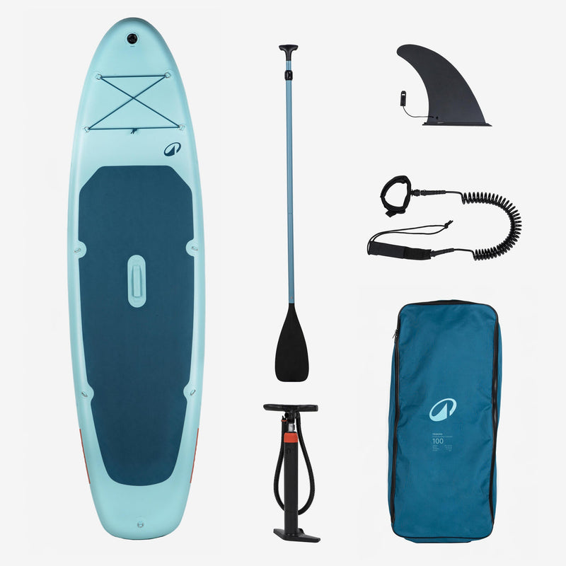 10 ft 6 in Inflatable Stand Up Paddle Set for 1–2 People, 100 X0